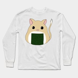 Cute rice ball gerbil (shushi, onigiri) Long Sleeve T-Shirt